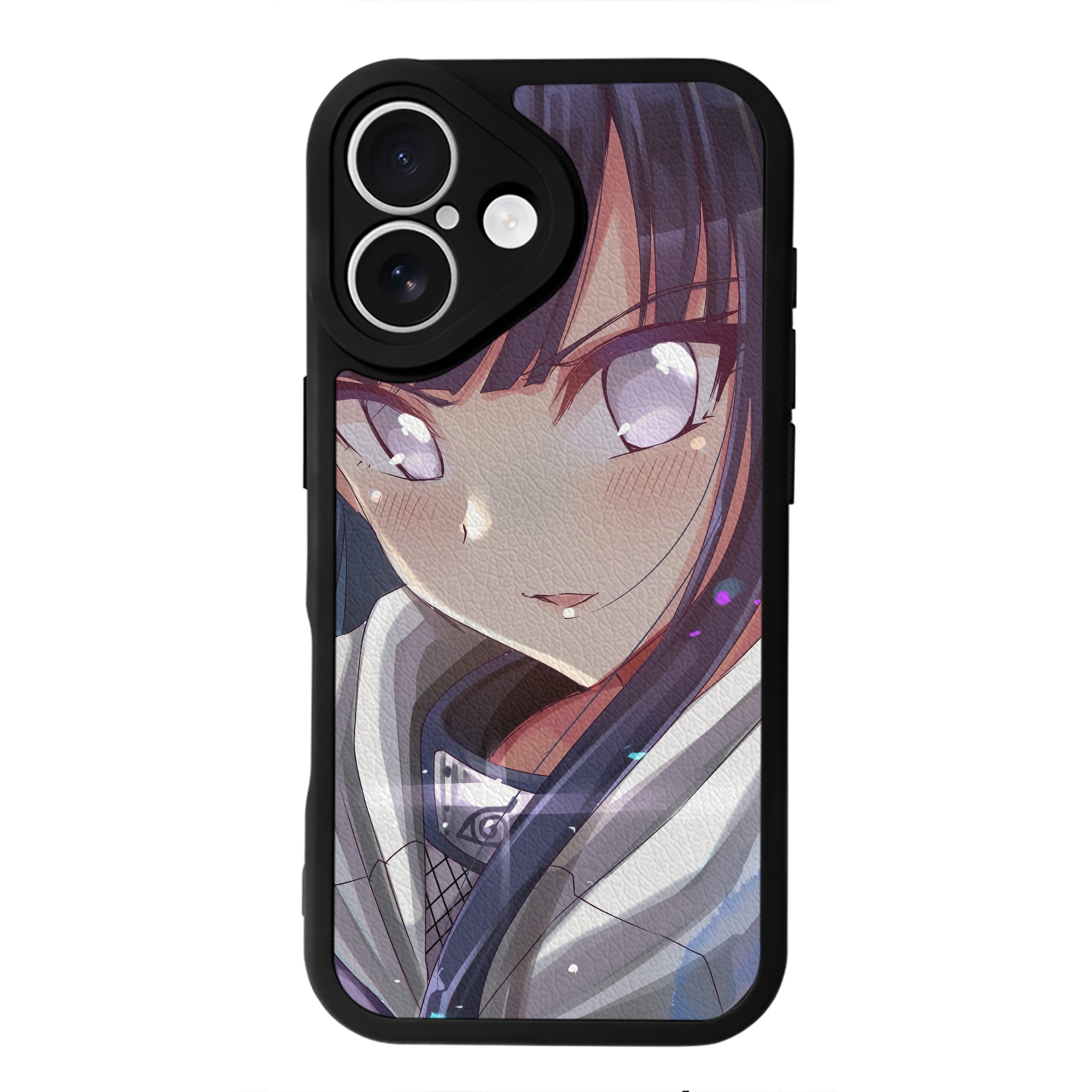 （画像用） NARUTO -ナルト- NARUTO -ナルト- 疾風伝 【iPhone 16シリーズ対応】シリコンスマホケース（レザー調） 材質：シリコン